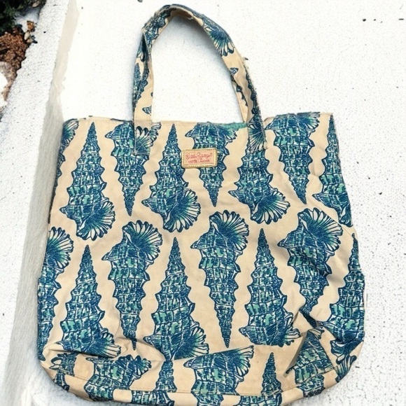 Lily Pulitzer for Estee Lauder 5/$25 🎀 nautical boho Beachy tote - Picture 1 of 6